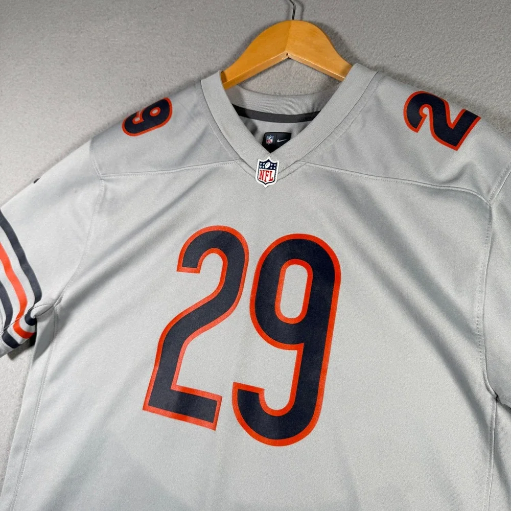 Nike Chicago Bears Tarik Cohen 29 Jersey Youth XL Gray NFL On Field 15129